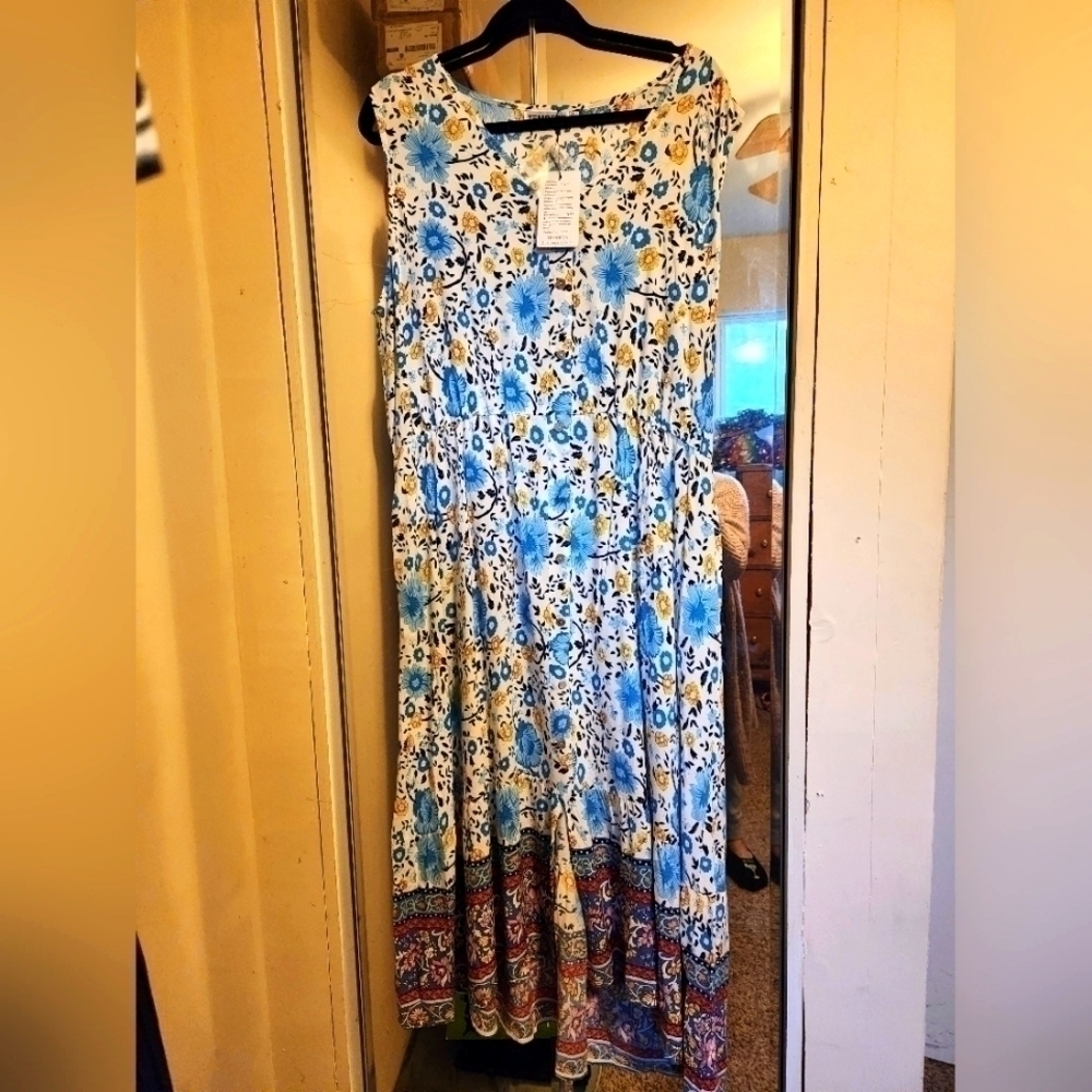 Nwt sleeveless summer dress - Picture 1 of 10
